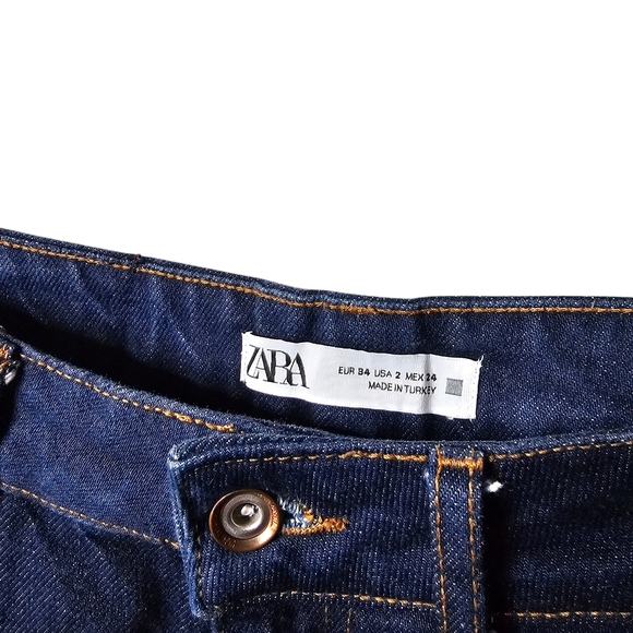 ZARA Wide Leg Denim Jeans. Awesome Style! - Picture 3 of 5